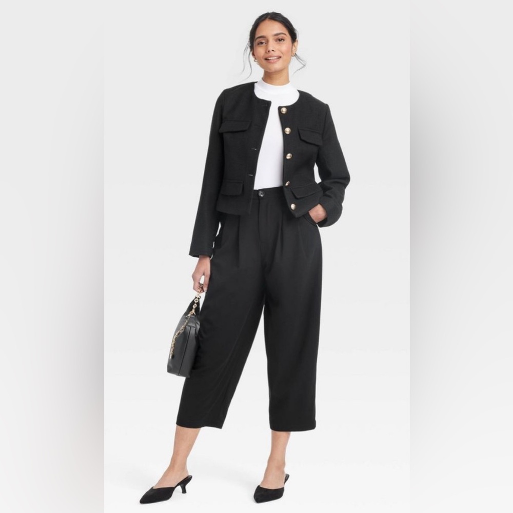 A New Day Women's Lady Jacket Blazer Black L